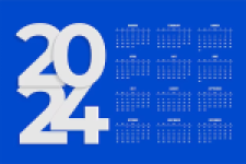 2024 Calendar Vectors Design