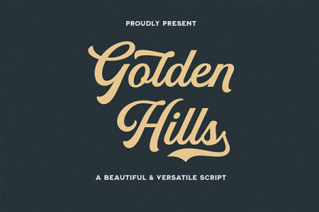 Golden Hills Font