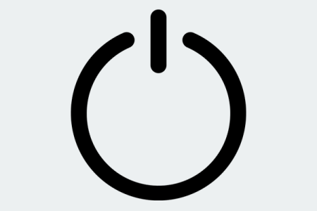 Power free interface icon