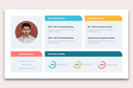 Self Introduction Infographic Template