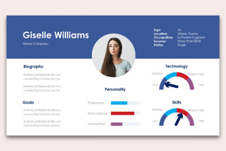 Self Introduction Infographic Template