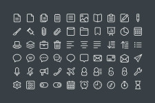 Minimal Line Icon Set – 200+ Vector and PSD Icons for UI/UX, Web & Apps