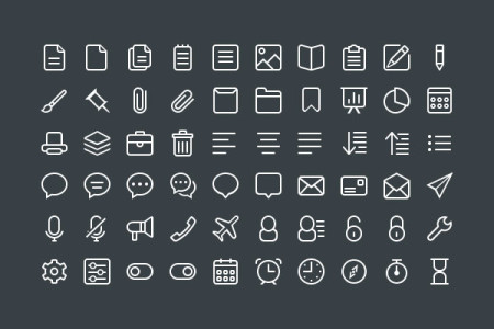 Minimal Line Icon Set – 200+ Vector and PSD Icons for UI/UX, Web & Apps