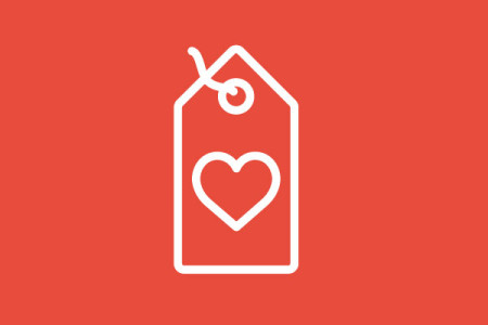 Heart Label Tag Free Icon