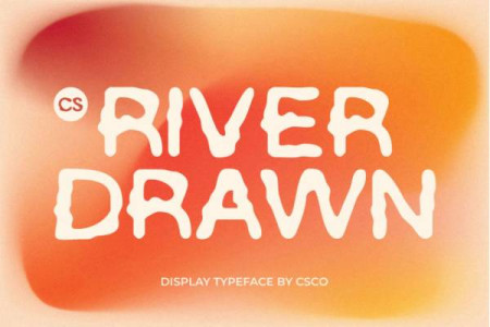 CS River Drawn Font Free