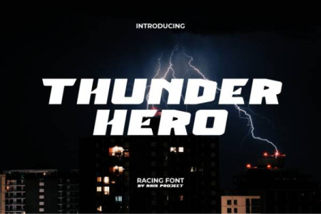Thunder Hero Font Free