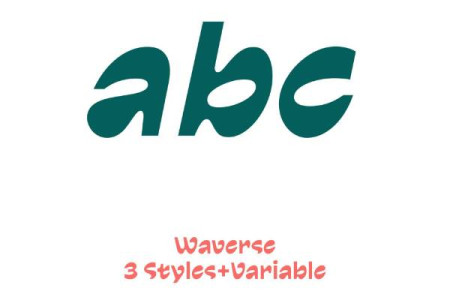 Waverse Font Free