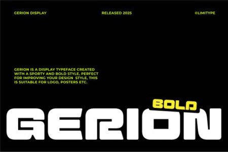 Gerion – Bold Free Font