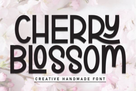Cherry Blossom Unique Free Font