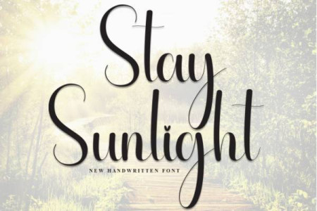 Stay Sunlight Handwritten Font