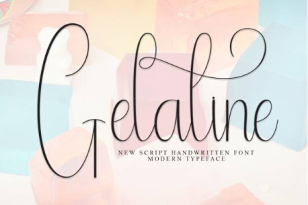 Gelatine Handwritten Font Free