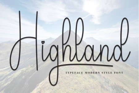 Highland Handwritten Font Free