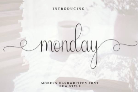 Monday Script Handwritten Font Free