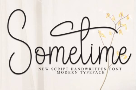 Sometime Script Handwritten Font Free