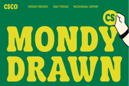 CS Mondy Drawn Font