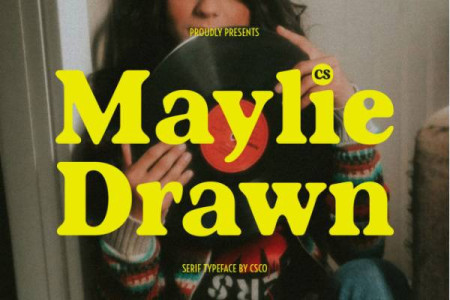 CS Maylie Drawn Font