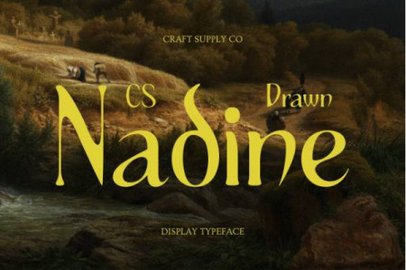 CS Nadine Drawn Font