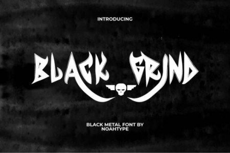 Black Grind Font