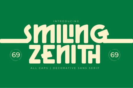 Smiling Zenith Font Free