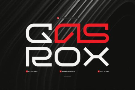 Gasrox Modern Futuristic Font Free