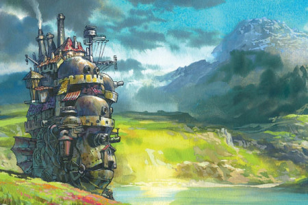 Free Howl’s Moving Castle Drawing Wallpaper