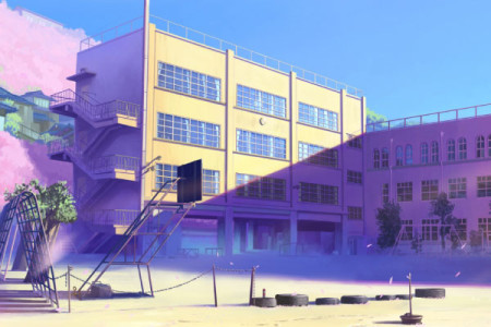 Free Schoolyard Manga Wallpaper