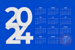 2024 Calendar Vectors Design