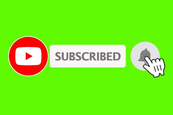 Download Free Green Screen Subscribe Button for Your Videos