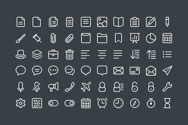 Minimal Line Icon Set – 200+ Vector and PSD Icons for UI/UX, Web & Apps
